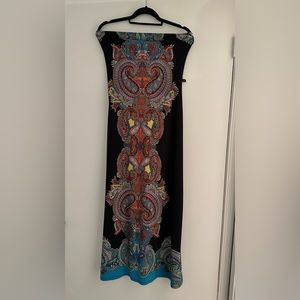 "Marianne" Women's Long Black Maxi Skirt